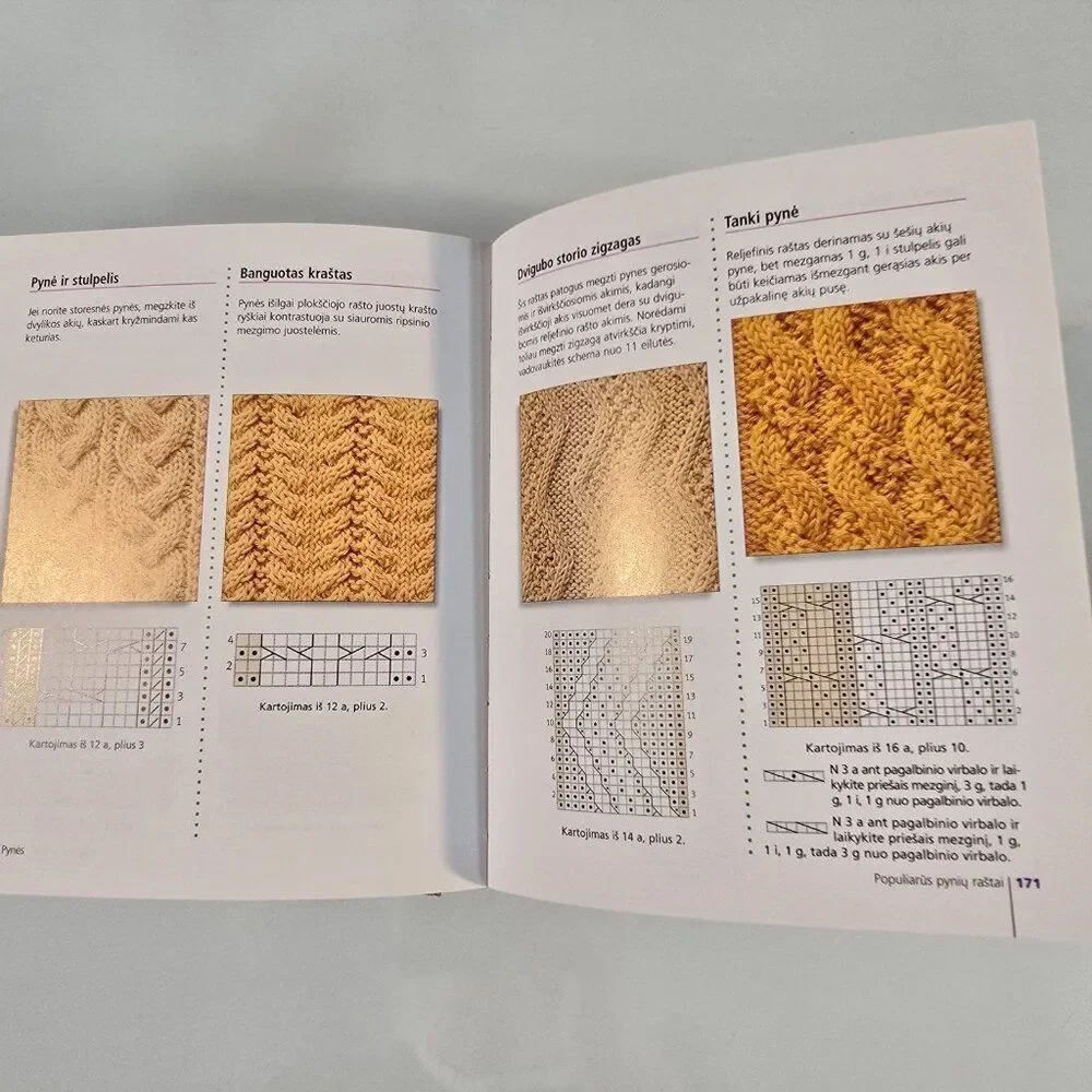 Mary Webb Mezgimas Raštai Ir Technika Knitting Book Lithuanian Language 2008 HC